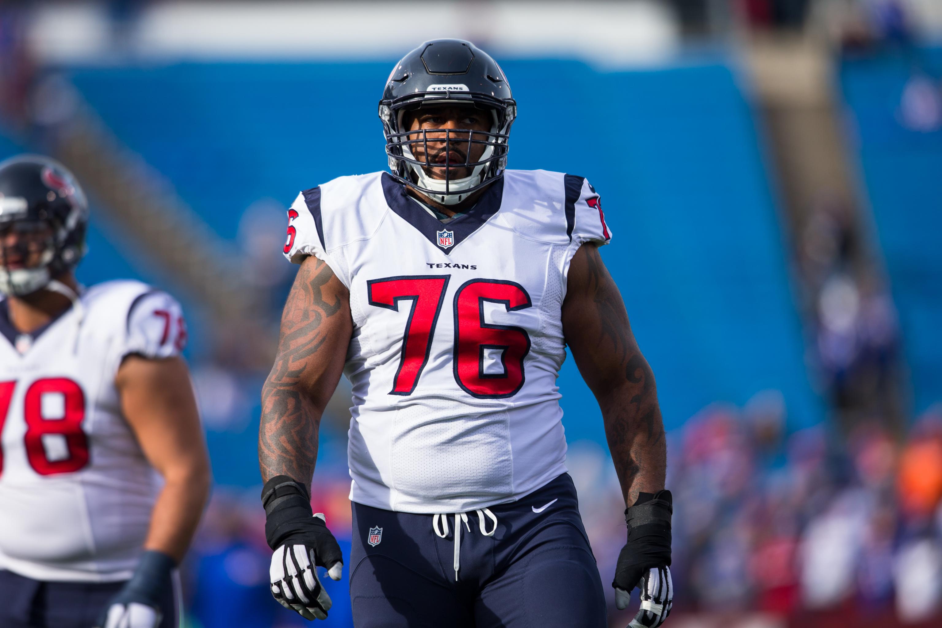 Report: Duane Brown, Texans Haven't Talked Contract Since Start of