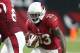 Arizona Cardinals running back Kerwynn Williams (33) during an NFL preseason football game against the Oakland Raiders, Friday, Aug. 12, 2016, in Glendale, Ariz. (AP Photo/Rick Scuteri)