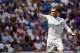 Real Madrid's Welsh forward Gareth Bale gestures during the Spanish Liga football match Real Madrid vs Levante at the Santiago Bernabeu stadium in Madrid on September 9, 2017. / AFP PHOTO / PIERRE-PHILIPPE MARCOU (Photo credit should read PIERRE-PHILIPPE MARCOU/AFP/Getty Images)