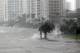 Waves crash over a seawall at the mouth of the Miami River from Biscayne Bay, Fla., as Hurricane Irma passes by, Sunday, Sept. 10, 2017, in Miami. (AP Photo/Wilfredo Lee)