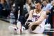 CLEVELAND, OH - MARCH 06: Andrew Bogut #6 of the Cleveland Cavaliers reacts after getting hurt in the first half while playing the Miami Heat at Quicken Loans Arena on March 6, 2017 in Cleveland, Ohio. NOTE TO USER: User expressly acknowledges and agrees that, by downloading and or using this photograph, User is consenting to the terms and conditions of the Getty Images License Agreement. (Photo by Gregory Shamus/Getty Images)