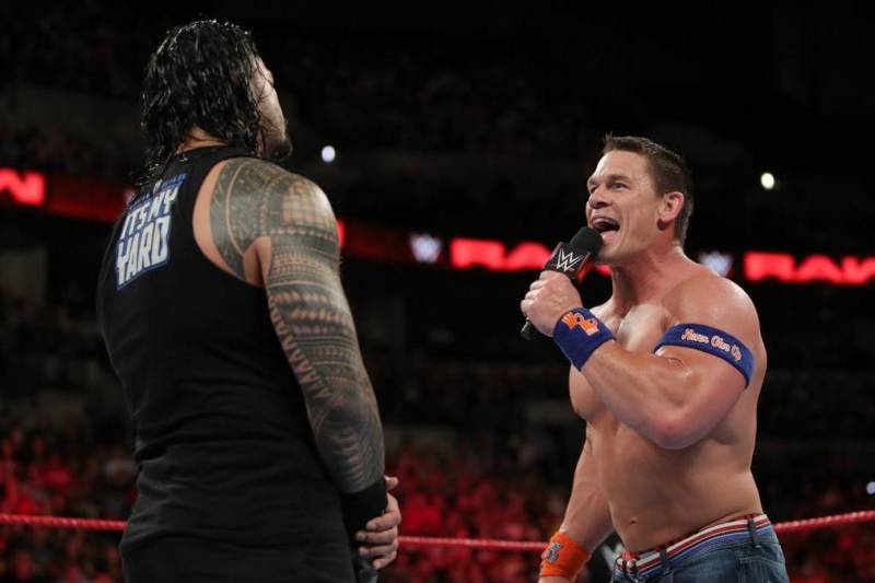 John Cena Vs Roman Reigns Who Is Winning War Of Words On Wwe Raw