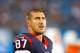 Aug 9, 2017; Charlotte, NC, USA; Houston Texans tight end C.J. Fiedorowicz (87) stands on the sidelines during the game against the Carolina Panthers at Bank of America Stadium. Mandatory Credit: Jeremy Brevard-USA TODAY Sports