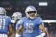 Sep 10, 2017; Detroit, MI, USA; Detroit Lions wide receiver Golden Tate (15) yells out after a touchdown by wide receiver Kenny Golladay (not pictured) during the fourth quarter against the Arizona Cardinals at Ford Field. Mandatory Credit: Raj Mehta-USA TODAY Sports