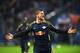 Leipzig´s striker Timo Werner celebrates after scoring during German first division Bundesliga football match between Hamburger SV and RB Leipzig in Hamburg on September 8, 2017. / AFP PHOTO / PATRIK STOLLARZ / RESTRICTIONS: DURING MATCH TIME: DFL RULES TO LIMIT THE ONLINE USAGE TO 15 PICTURES PER MATCH AND FORBID IMAGE SEQUENCES TO SIMULATE VIDEO. == RESTRICTED TO EDITORIAL USE == FOR FURTHER QUERIES PLEASE CONTACT DFL DIRECTLY AT + 49 69 650050
/ RESTRICTIONS: DURING MATCH TIME: DFL RULES TO LIMIT THE ONLINE USAGE TO 15 PICTURES PER MATCH AND FORBID IMAGE SEQUENCES TO SIMULATE VIDEO. == RESTRICTED TO EDITORIAL USE == FOR FURTHER QUERIES PLEASE CONTACT DFL DIRECTLY AT + 49 69 650050 (Photo credit should read PATRIK STOLLARZ/AFP/Getty Images)