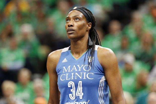 Minnesota Lynx’s Sylvia Fowles plays in the first quarter during Game 5 of the WNBA basketball finals against the Los Angeles Sparks Thursday, Oct. 20, 2016, in Minneapolis. (AP Photo/Jim Mone)