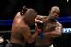 ANAHEIM, CA - JULY 29: Daniel Cormier (L) fights Jon Jones in the Light Heavyweight title bout during UFC 214 at Honda Center on July 29, 2017 in Anaheim, California. (Photo by Sean M. Haffey/Getty Images)
