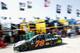 JOLIET, IL - SEPTEMBER 15: Martin Truex Jr. drives the #78 Furniture Row/Denver Mattress Toyota through the garage area during practice for the Monster Energy NASCAR Cup Series Tales of the Turtles 400 at Chicagoland Speedway on September 15, 2017 in Joliet, Illinois. (Photo by Brian Lawdermilk/Getty Images)