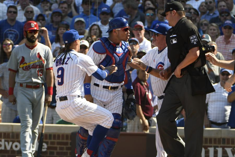 Cubs' Willson Contreras Suspended 1 Game for Umpire Outburst vs