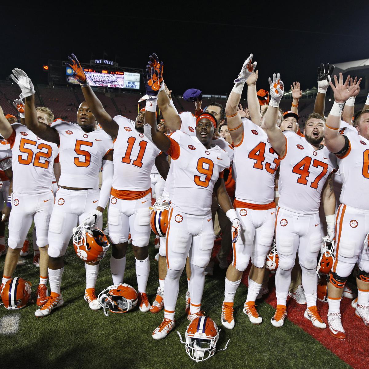 NCAA Football Rankings 2017: Week 4 College Top 25 ...