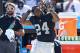 OAKLAND, CA - SEPTEMBER 17: Marshawn Lynch #24 of the Oakland Raiders dances on the sideline during their win over the New York Jets at Oakland-Alameda County Coliseum on September 17, 2017 in Oakland, California. (Photo by Ezra Shaw/Getty Images)
