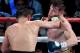 LAS VEGAS, NV - SEPTEMBER 16: Gennady Golovkin (L) hits Canelo Alvarez in the 12th round of their WBC, WBA and IBF middleweight championship bout at T-Mobile Arena on September 16, 2017 in Las Vegas, Nevada. The boxers fought to a draw and Golovkin retained his titles. (Photo by Ethan Miller/Getty Images)