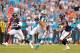 CHARLOTTE, NC - AUGUST 09: Greg Olsen #88 of the Carolina Panthers makes a catch against the Houston Texans during their game at Bank of America Stadium on August 9, 2017 in Charlotte, North Carolina. (Photo by Grant Halverson/Getty Images)