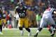 PITTSBURGH, PA - AUGUST 20: T.J. Watt #90 of the Pittsburgh Steelers in action during a preseason game against the Atlanta Falcons at Heinz Field on August 20, 2017 in Pittsburgh, Pennsylvania. (Photo by Joe Robbins/Getty Images)