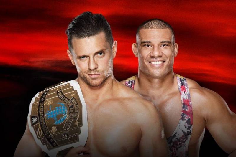 Image result for no mercy 2017 WWE Intercontinental Title Jason Jordan vs The Miz