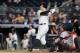 NEW YORK, NY - SEPTEMBER 18: Aaron Judge #99 of the New York Yankees watches his solo homerun in the bottom of the first inning against the Minnesota Twins on September 18, 2017 at Yankee Stadium in the Bronx borough of New York City. (Photo By Christopher Pasatieri/Getty Images)