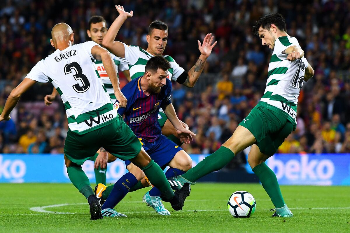 Lionel Messi Nets 300th Goal at Camp Nou as Barcelona Beats Eibar in La