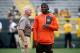 GREEN BAY, WI - AUGUST 12: Josh Gordon #12 of the Cleveland Browns talks with team owner Jimmy Haslam before the game against the Green Bay Packers at Lambeau Field on August 12, 2016 in Green Bay, Wisconsin. (Photo by Dylan Buell/Getty Images)