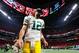 ATLANTA, GA - SEPTEMBER 17: Aaron Rodgers #12 of the Green Bay Packers walks off the field after being defeated by the Atlanta Falcons 34-23 at Mercedes-Benz Stadium on September 17, 2017 in Atlanta, Georgia. (Photo by Kevin C. Cox/Getty Images)