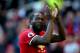 MANCHESTER, ENGLAND - SEPTEMBER 17: Romelu Lukaku of Manchester United shows appreciation to the fans after the Premier League match between Manchester United and Everton at Old Trafford on September 17, 2017 in Manchester, England. (Photo by Alex Livesey/Getty Images)