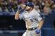 TORONTO, ON - SEPTEMBER 20: Mike Moustakas #8 of the Kansas City Royals celebrates after hitting a solo home run in the sixth inning, setting a club record with 37 home runs in a season, during MLB game action against the Toronto Blue Jays at Rogers Centre on September 20, 2017 in Toronto, Canada. (Photo by Tom Szczerbowski/Getty Images)