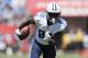 NASHVILLE, TN - SEPTEMBER 10: Corey Davis #84 of the Tennessee Titans runs the ball during a game against the Oakland Raiders at Nissan Stadium on September 10, 2017 in Nashville, Tennessee. The Raiders defeated the Titans 26-16. (Photo by Wesley Hitt/Getty Images)