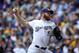 MILWAUKEE, WI - SEPTEMBER 17: Brandon Woodruff #53 of the Milwaukee Brewers pitches in the third inning against the Miami Marlins at Miller Park on September 17, 2017 in Milwaukee, Wisconsin. (Photo by Dylan Buell/Getty Images)
