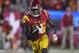 Southern California running back Ronald Jones II runs the ball during the second half of an NCAA college football game against California, Thursday, Oct. 27, 2016, in Los Angeles. USC won 45-24. (AP Photo/Mark J. Terrill)