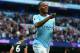 MANCHESTER, ENGLAND - SEPTEMBER 23: Raheem Sterling of Manchester City celebrates scoring his sides second goal during the Premier League match between Manchester City and Crystal Palace at Etihad Stadium on September 23, 2017 in Manchester, England. (Photo by Alex Livesey/Getty Images)