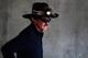 INDIANAPOLIS, IN - JULY 22: NASCAR Hall of Famer Richard Petty stands in the garage area during practice for the Monster Energy NASCAR Cup Series Brickyard 400 at Indianapolis Motorspeedway on July 22, 2017 in Indianapolis, Indiana. (Photo by Sean Gardner/Getty Images)