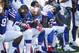 ORCHARD PARK, NY - SEPTEMBER 24: Buffalo Bills players kneel during the American National anthem before an NFL game against the Denver Broncos on September 24, 2017 at New Era Field in Orchard Park, New York. (Photo by Brett Carlsen/Getty Images)