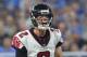 DETROIT, MI - SEPTEMBER 024: Quarterback Matt Ryan #2 of the Atlanta Falcons calls out signals against the Detroit Lions at Ford Field on September 24, 2017 in Detroit, Michigan. (Photo by Rey Del Rio/Getty Images)