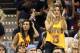 CLEVELAND, OH - JUNE 09: TV personalities Kourtney Kardashian and Khloe Kardashian attend Game 4 of the 2017 NBA Finals between the Golden State Warriors and the Cleveland Cavaliers at Quicken Loans Arena on June 9, 2017 in Cleveland, Ohio. NOTE TO USER: User expressly acknowledges and agrees that, by downloading and or using this photograph, User is consenting to the terms and conditions of the Getty Images License Agreement. (Photo by Ronald Martinez/Getty Images)