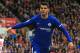 Chelsea's Spanish striker Alvaro Morata celebrates scoring the opening goal of the English Premier League football match between Stoke City and Chelsea at the Bet365 Stadium in Stoke-on-Trent, central England on September 23, 2017. / AFP PHOTO / Lindsey PARNABY / RESTRICTED TO EDITORIAL USE. No use with unauthorized audio, video, data, fixture lists, club/league logos or 'live' services. Online in-match use limited to 75 images, no video emulation. No use in betting, games or single club/league/player publications. / (Photo credit should read LINDSEY PARNABY/AFP/Getty Images)