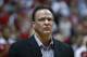 BLOOMINGTON, IN - FEBRUARY 12: Head coach Tom Crean of the Indiana Hoosiers is seen during the game against the Michigan Wolverines at Assembly Hall on February 12, 2017 in Bloomington, Indiana. (Photo by Michael Hickey/Getty Images)