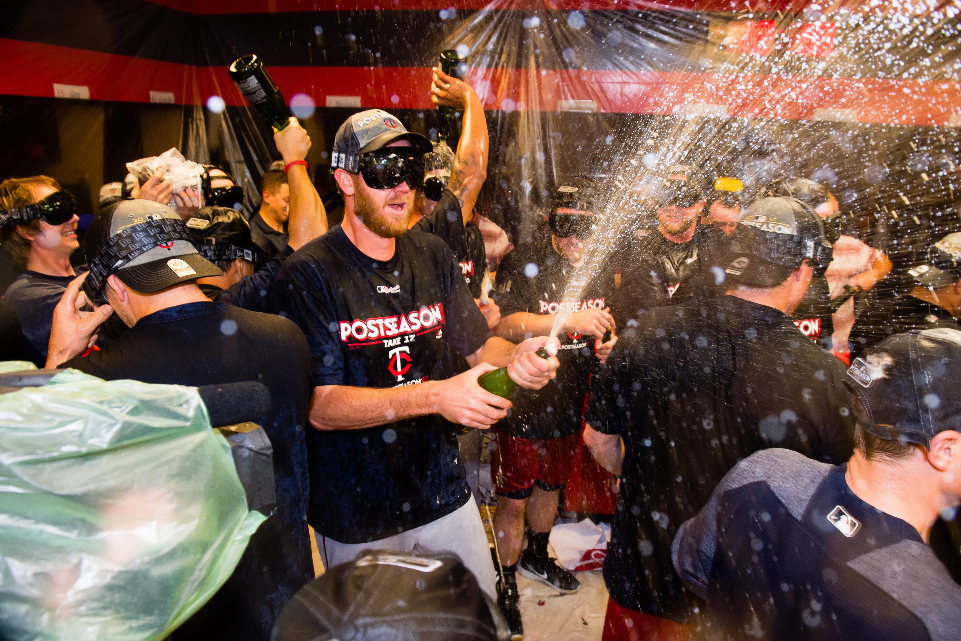 Locker room after game celebrate hi-res stock photography and