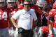 Ohio State head coach Urban Meyer watches from the sideline against UNLV during an NCAA college football game Saturday, Sept. 23, 2017, in Columbus, Ohio. (AP Photo/Jay LaPrete)