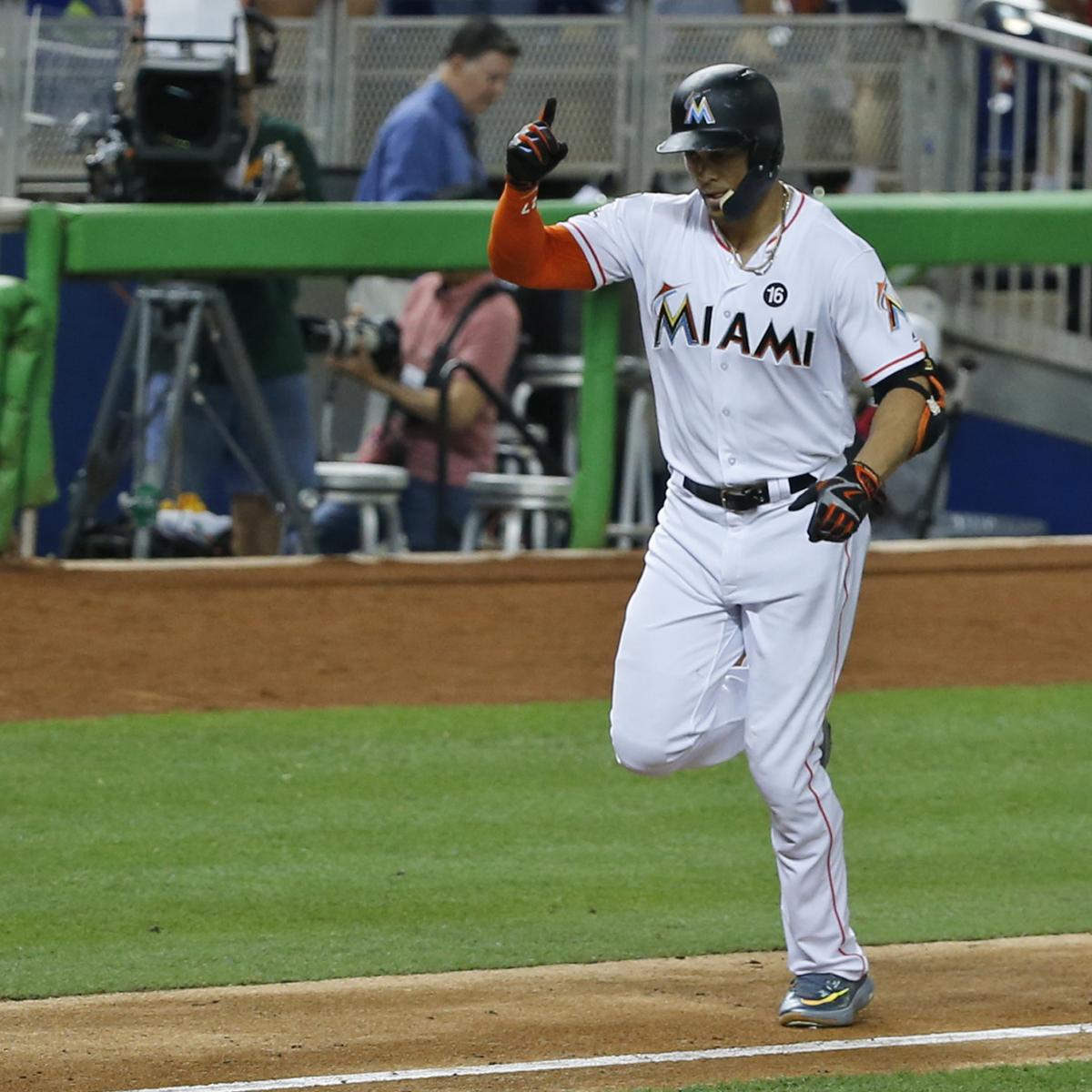 Marlins Anniversary: Stanton hits 58th, 59th homers in win over Braves -  Fish Stripes