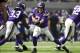 MINNEAPOLIS, MN - SEPTEMBER 24: Case Keenum #7 of the Minnesota Vikings hands the ball off to Dalvin Cook #33 in the first half of the game agains the Tampa Bay Buccaneers on September 24, 2017 at U.S. Bank Stadium in Minneapolis, Minnesota. (Photo by Hannah Foslien/Getty Images)