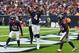 HOUSTON, TX - OCTOBER 01: Deshaun Watson #4 of the Houston Texans celebrates with Bruce Ellington #12 and Lamar Miller #26 after scoring on a one yard run in the second quarter against the Tennessee Titans at NRG Stadium on October 1, 2017 in Houston, Texas. (Photo by Bob Levey/Getty Images)