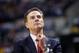 INDIANAPOLIS, IN - MARCH 19: Head coach Rick Pitino of the Louisville Cardinals reacts to their 69-73 loss to the Michigan Wolverines during the second round of the 2017 NCAA Men's Basketball Tournament at the Bankers Life Fieldhouse on March 19, 2017 in Indianapolis, Indiana. (Photo by Joe Robbins/Getty Images)