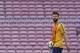 BARCELONA, SPAIN - OCTOBER 01: Gerard Pique of Barcelona looks on prior to the La Liga match between Barcelona and Las Palmas at Camp Nou on October 1, 2017 in Barcelona, Spain. (Photo by Manuel Queimadelos Alonso/Getty Images)