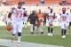 Cleveland Browns offensive lineman Joe Thomas (73) walks off the field after an NFL football game against the Cincinnati Bengals, Sunday, Oct. 1, 2017, in Cleveland. Cincinnati won 31-7. (AP Photo/David Richard)
