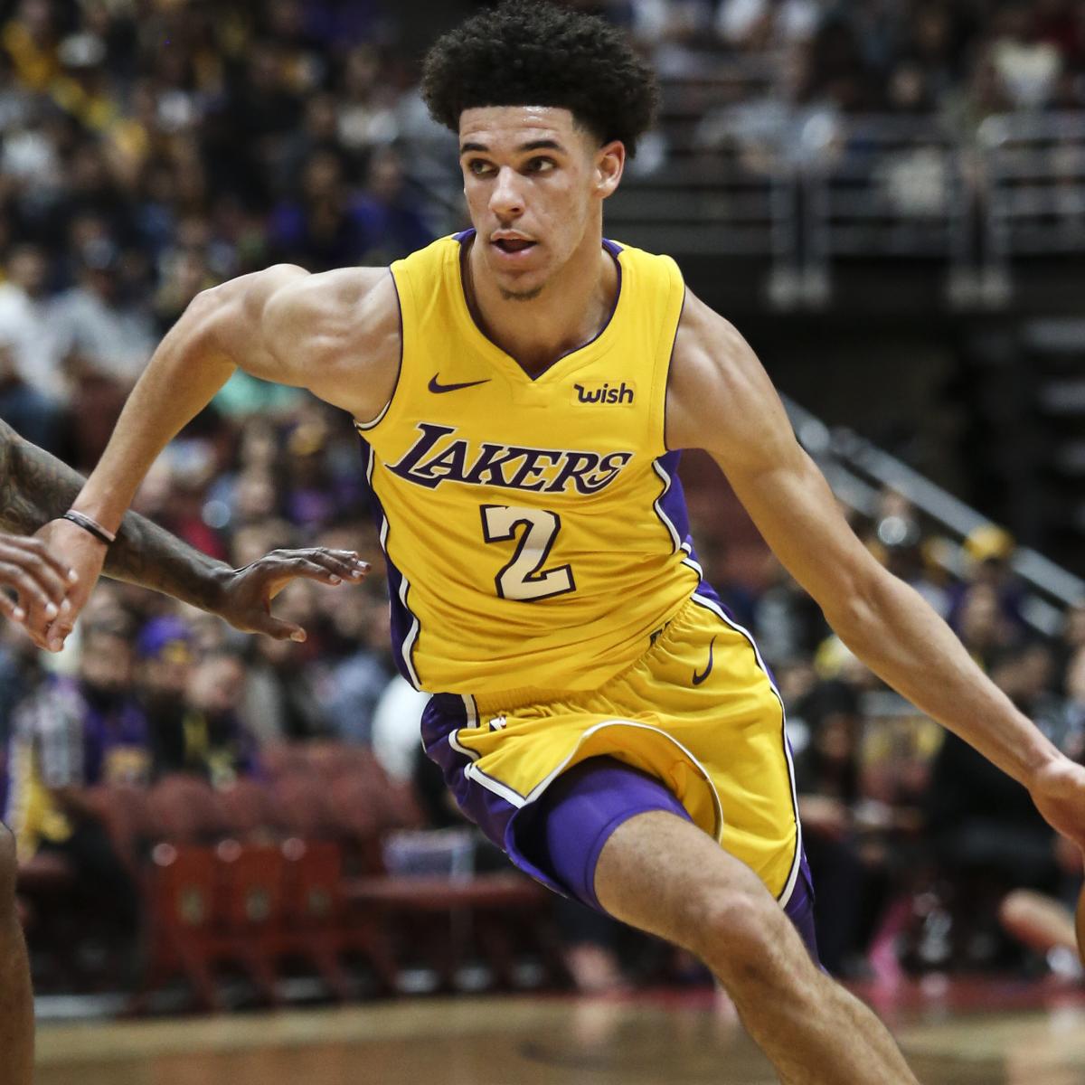 Lonzo Ball Questionable for Preseason Game vs. Kings with Ankle Injury | Bleacher ...