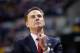 INDIANAPOLIS, IN - MARCH 19: Head coach Rick Pitino of the Louisville Cardinals reacts to their 69-73 loss to the Michigan Wolverines during the second round of the 2017 NCAA Men's Basketball Tournament at the Bankers Life Fieldhouse on March 19, 2017 in Indianapolis, Indiana. (Photo by Joe Robbins/Getty Images)