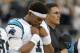 Carolina Panthers' Cam Newton, left, and Carolina Panthers head coach Ron Rivera, right, stand during the National Anthem before an NFL preseason football game against the Pittsburgh Steelers in Charlotte, N.C., Thursday, Aug. 31, 2017. (AP Photo/Bob Leverone)