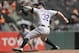 Colorado Rockies starting pitcher Tyler Chatwood throws to the San Francisco Giants during the first inning of a baseball game Wednesday, Sept. 20, 2017, in San Francisco. (AP Photo/Marcio Jose Sanchez)