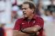 COLLEGE STATION, TX - OCTOBER 07: Head coach Nick Saban of the Alabama Crimson Tide looks on during pre-game warmups before playing the Texas A&M Aggies at Kyle Field on October 7, 2017 in College Station, Texas. (Photo by Bob Levey/Getty Images)