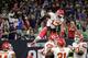 Kansas City Chiefs wide receiver De'Anthony Thomas (13) celebrates his touchdown with teammates during the second half of an NFL football game against the Houston Texans, Sunday, Oct. 8, 2017, in Houston. (AP Photo/David J. Phillip)