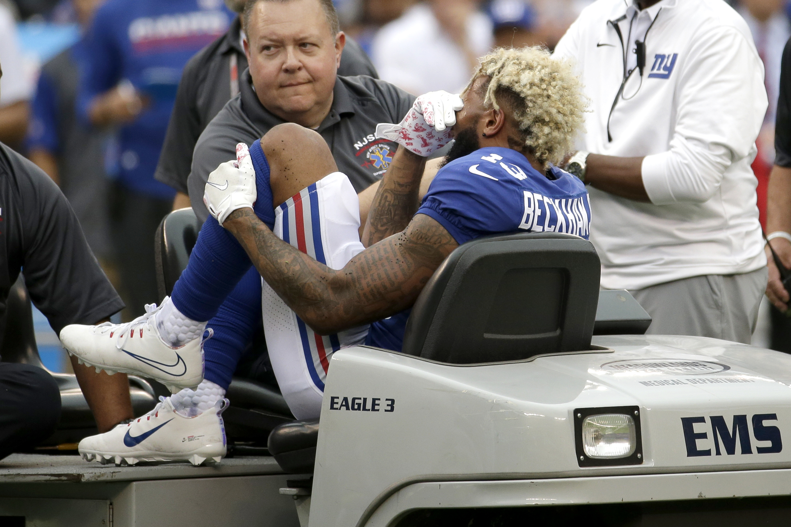 Odell Beckham Jr.'s injury woes continue as he takes mentorship